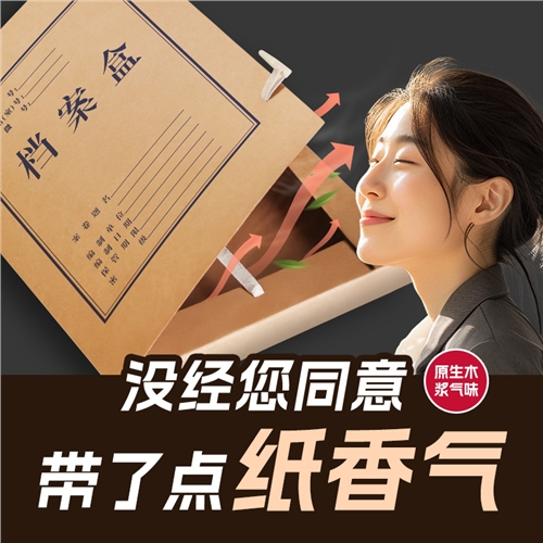 进口牛卡纸档案盒