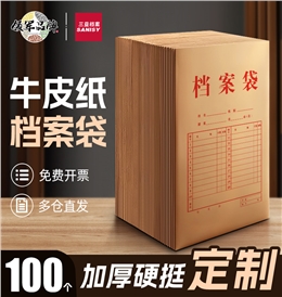 牛皮纸档案袋